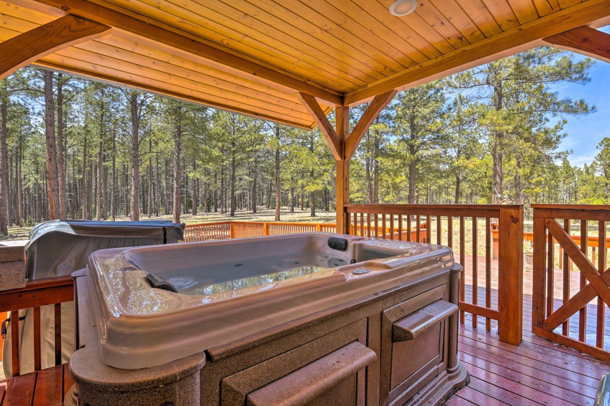 Grand Angel Fire Retreat With Hot Tub And Fire Pit! Villa Exterior photo